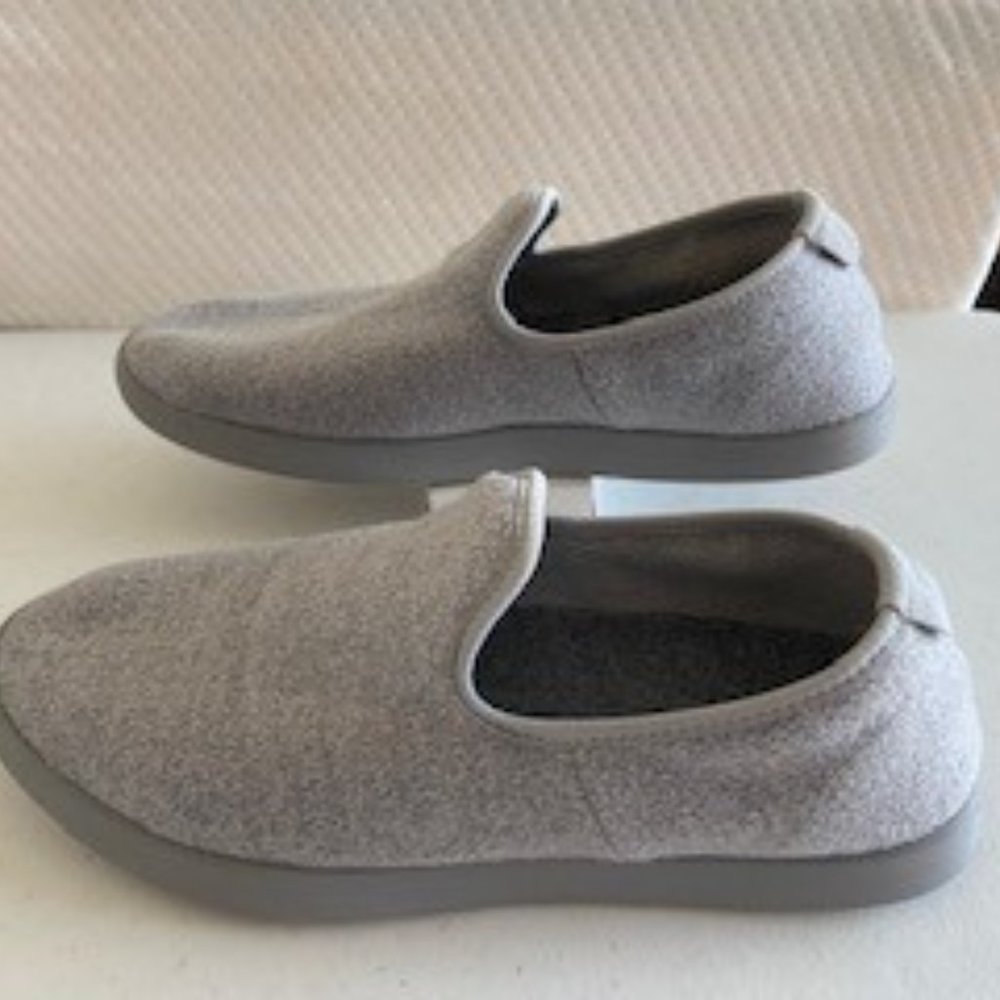 Allbirds Light Grey Wool Lounger with Grey Sole